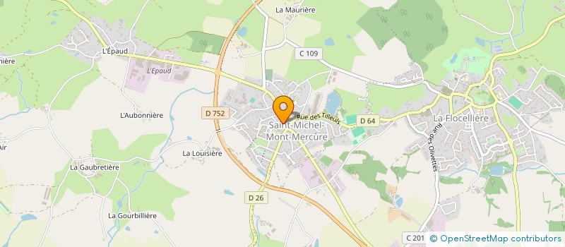 localisation de l'entreprise J F P VENDEE à SEVREMONT