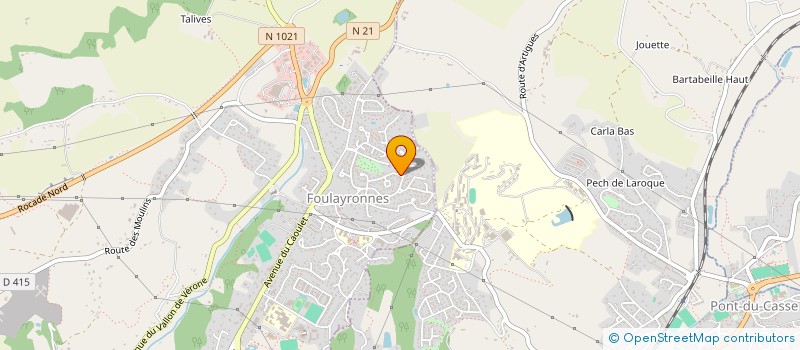 localisation de l'entreprise J.F. PHILIPPON ETUDES ET FORMATIONS PMSI  FOULAYRONNES