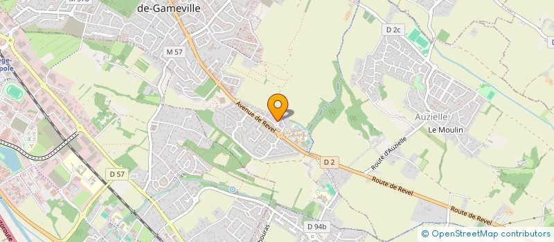 localisation de l'entreprise J.F PRIMEUR  SAINT-ORENS-DE-GAMEVILLE