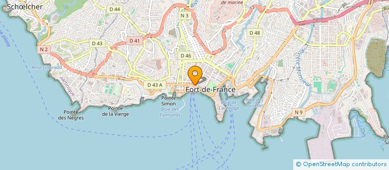 localisation de l'entreprise J.F.R.CARAIBES à FORT-DE-FRANCE
