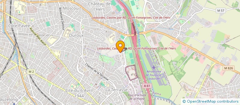 localisation de l'entreprise J.F.ROSSI HOLDING à TOULOUSE