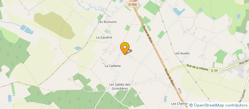 localisation de l'entreprise J.F.S.  CHATILLON-SUR-CHER