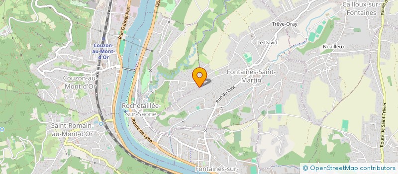 localisation de l'entreprise J.F.S.B.  ROCHETAILLEE-SUR-SAONE