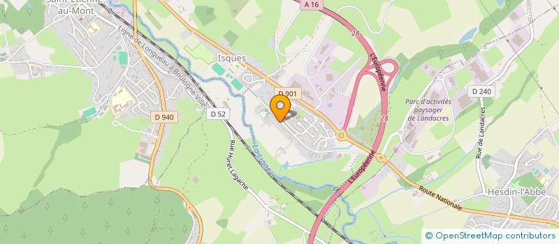 localisation de l'entreprise J.F.T  SAINT-ETIENNE-AU-MONT