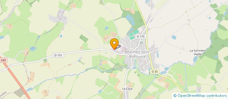 localisation de l'entreprise J.F. TRANS à BRESSUIRE