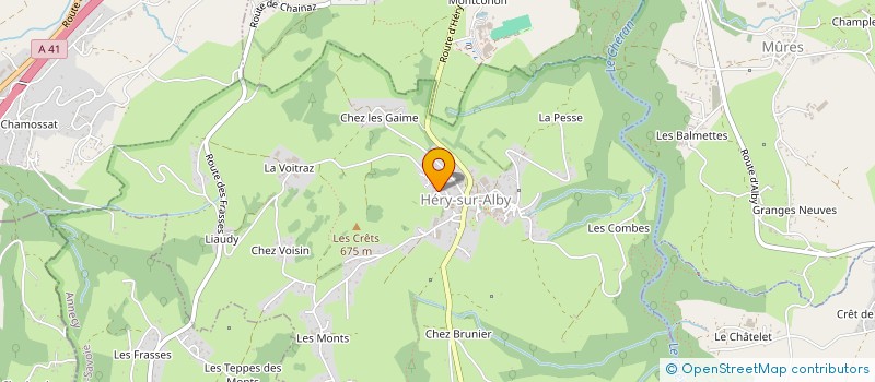 localisation de l'entreprise J F VITTET EURL  HERY-SUR-ALBY