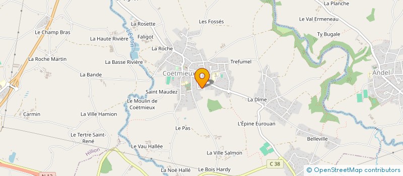 localisation de l'entreprise J-FLEX ARMOR  COETMIEUX