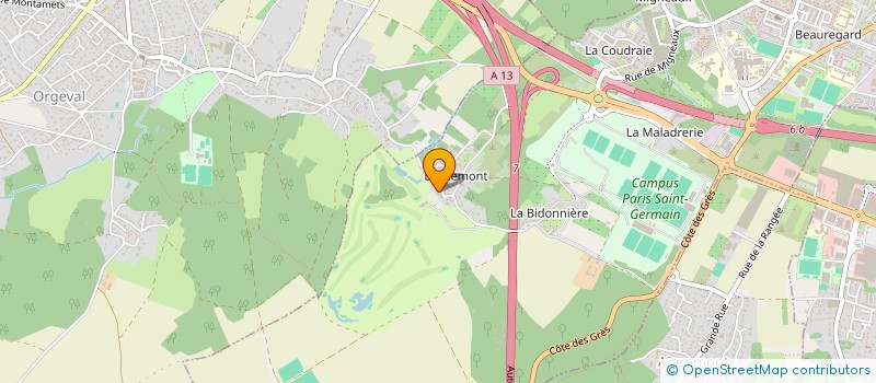 localisation de l'entreprise J.FRITZNEL  POISSY