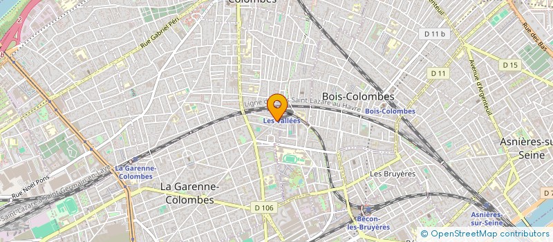 localisation de l'entreprise J. FROMENT à LA GARENNE-COLOMBES