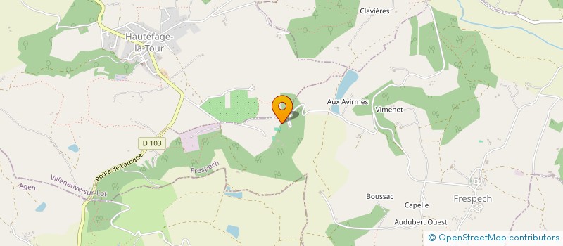 localisation de l'entreprise J & G  FRESPECH