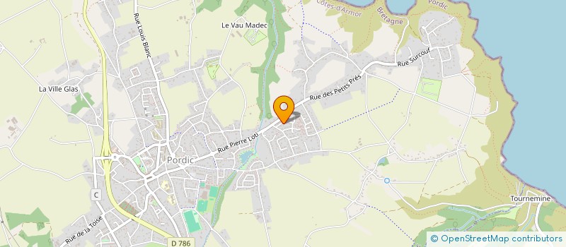 localisation de l'entreprise J&G ASSOCIATES  PORDIC