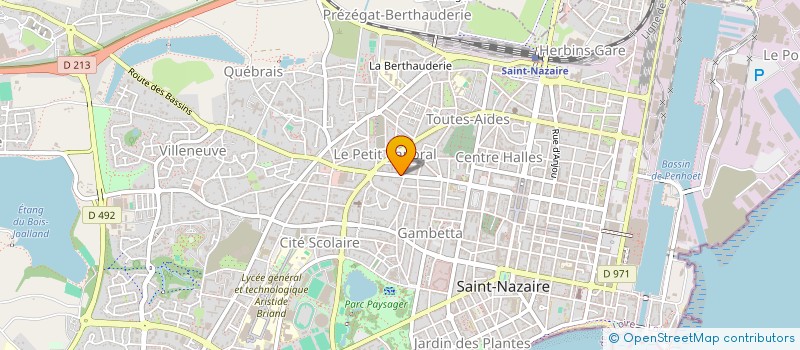 localisation de l'entreprise J.G.B  SAINT-NAZAIRE