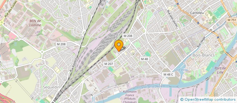 localisation de l'entreprise J.G.B. PARTENAIRES à LILLE