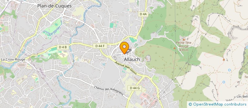 localisation de l'entreprise J.G. BROD à ALLAUCH