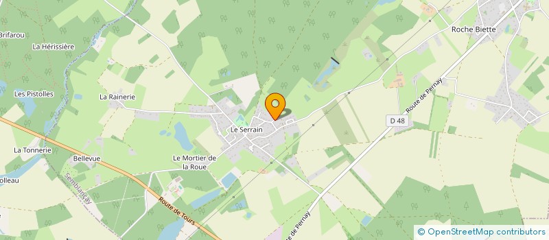 localisation de l'entreprise J&G IMMO  SEMBLANCAY