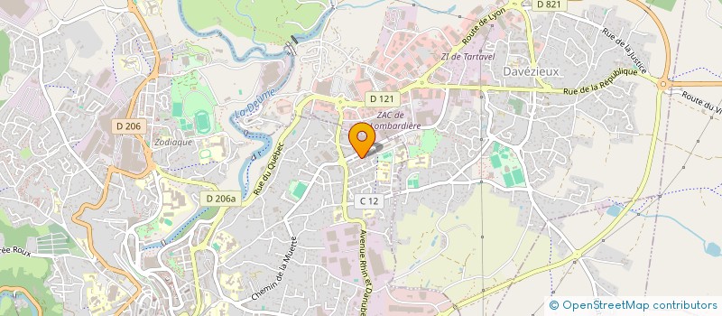 localisation de l'entreprise J.G. INVESTISSEMENTS  SAINT ALBAN D'AY