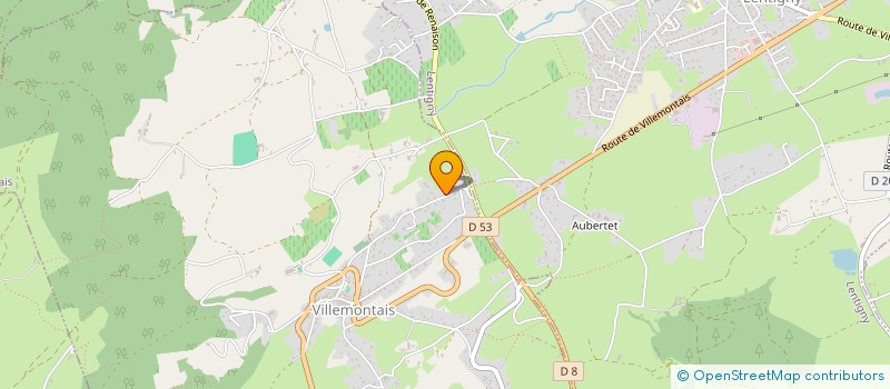 localisation de l'entreprise J.G.J.V.  VILLEMONTAIS