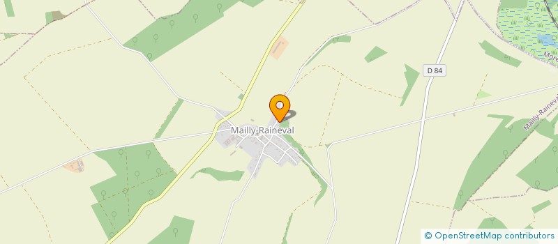 localisation de l'entreprise J.G.L  MAILLY-RAINEVAL