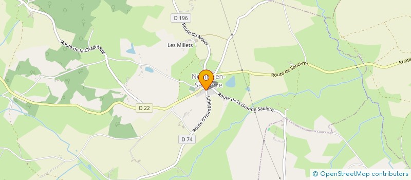 localisation de l'entreprise J.G MUSIQUE  NEUVY-DEUX-CLOCHERS