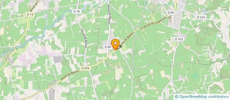 localisation de l'entreprise J.G.P.  MODENE