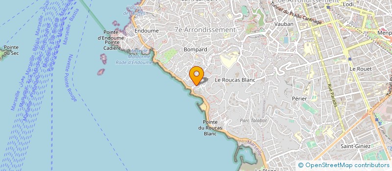 localisation de l'entreprise J&G PARTENAIRES  MARSEILLE