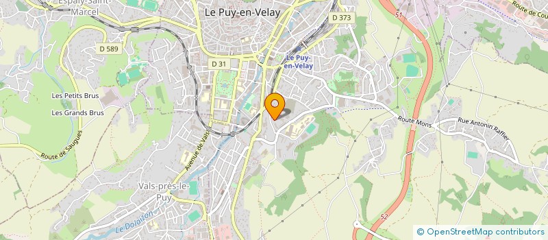 localisation de l'entreprise J.G.SERVICES à LE PUY-EN-VELAY