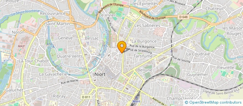 localisation de l'entreprise J. GAROFALO ET COMPAGNIE à NIORT