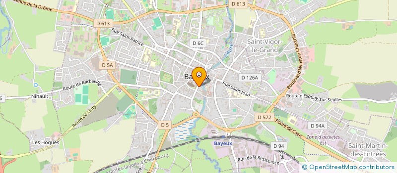 localisation de l'entreprise J'GO à BAYEUX