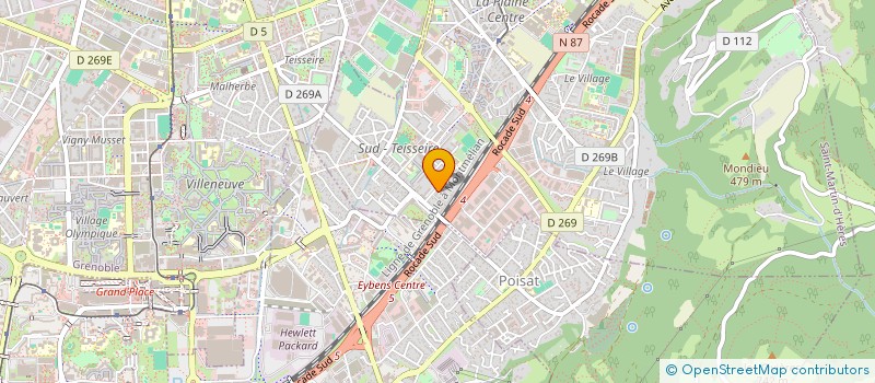 localisation de l'entreprise J. GONCALVES ETANCHEITE  SAINT-MARTIN-D'HERES