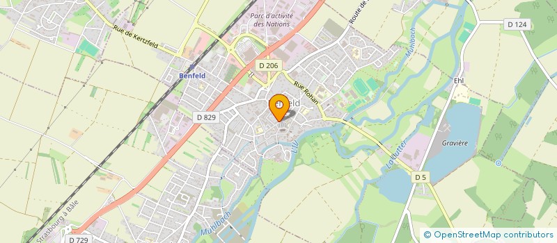 localisation de l'entreprise J GRATIUS AGENCEMENT à BENFELD