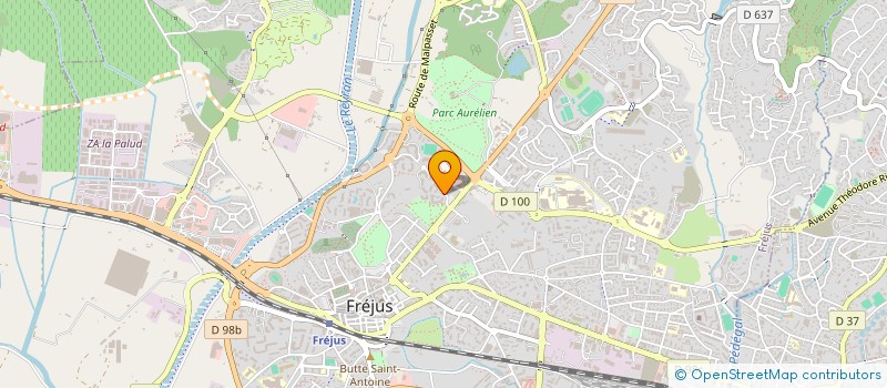 localisation de l'entreprise J GUILLARD ELECTRICITE à FREJUS