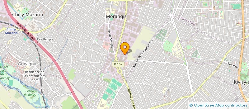 localisation de l'entreprise J.H.2.M.  MORANGIS