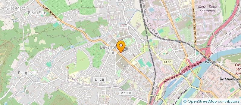 localisation de l'entreprise J&H  METZ