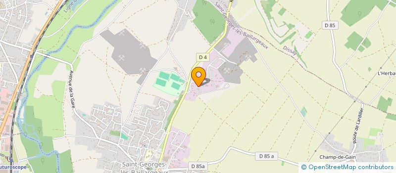 localisation de l'entreprise J.H AMENAGEMENT  SAINT-GEORGES-LES-BAILLARGEAUX