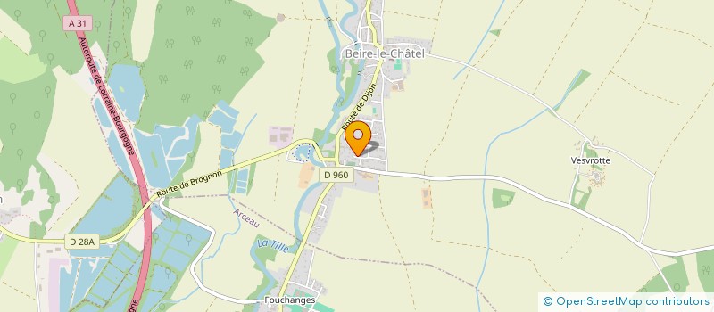 localisation de l'entreprise J.H BATIMENT  BEIRE-LE-CHATEL