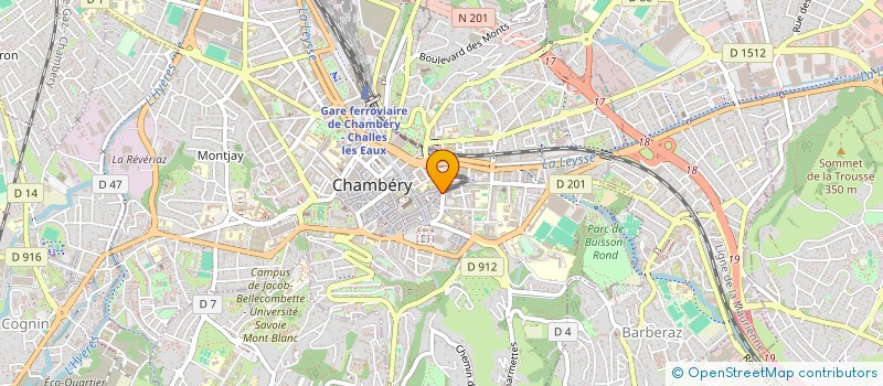 localisation de l'entreprise J.H.G.G.  BARBERAZ