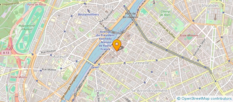 localisation de l'entreprise J H INVESTISSEMENTS  PARIS