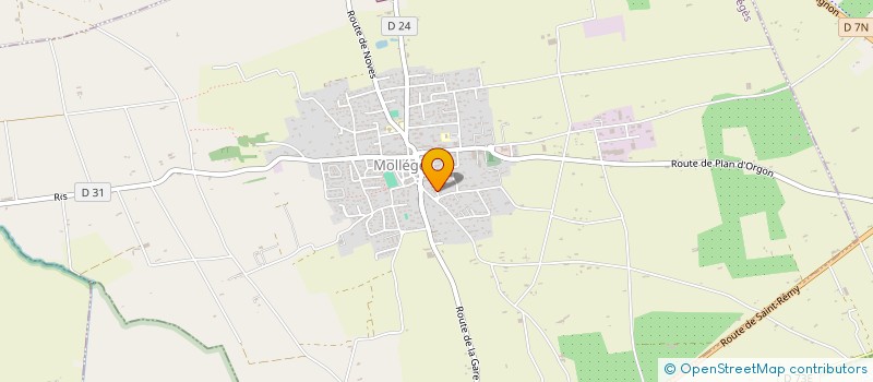 localisation de l'entreprise J.H.J  MOLLEGES