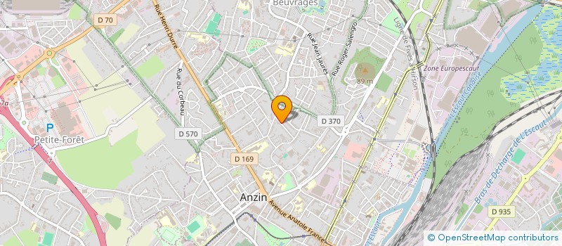 localisation de l'entreprise J H K  ANZIN