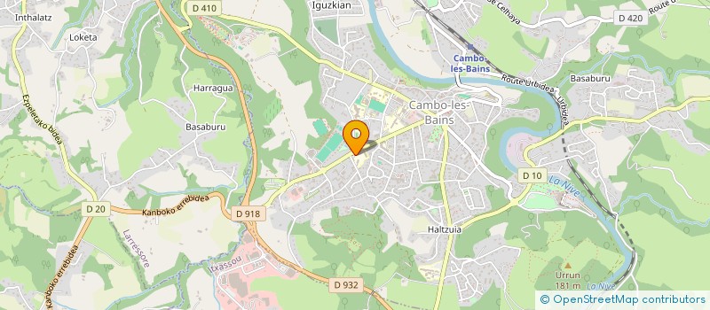 localisation de l'entreprise J H K M  CAMBO-LES-BAINS