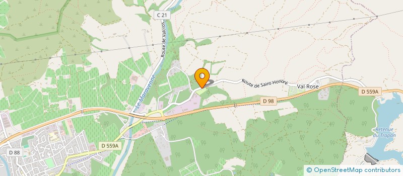 localisation de l'entreprise J.H.L  LA LONDE-LES-MAURES