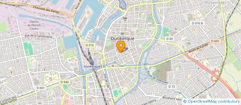 localisation de l'entreprise J H L B à DUNKERQUE