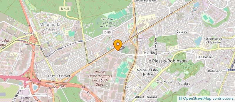 localisation de l'entreprise J.H.M. à CLAMART