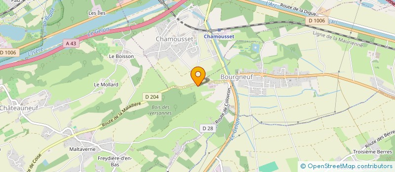 localisation de l'entreprise J.H. PROTECT' à CHATEAUNEUF