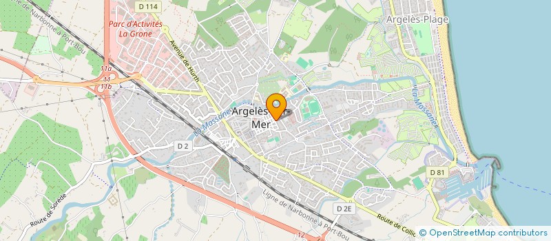 localisation de l'entreprise J'HABILLE MA FENETRE  ARGELES-SUR-MER