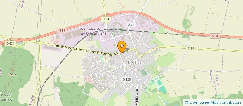 localisation de l'entreprise J.HEBERT  BRESLES