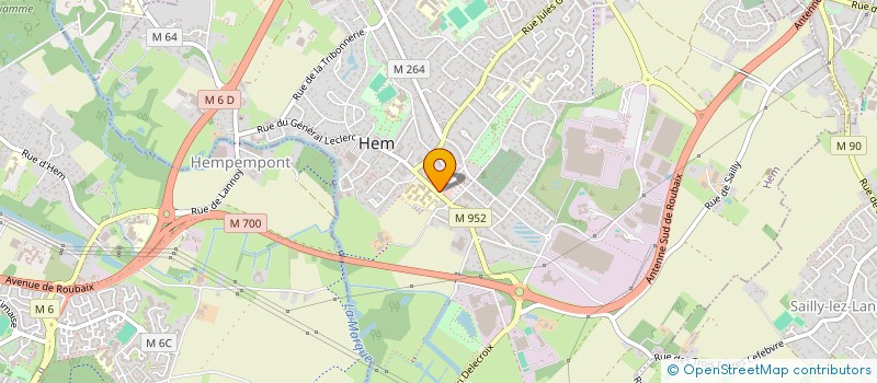 localisation de l'entreprise J'HEM MON PAIN  HEM