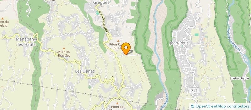 localisation de l'entreprise J.HOAREAU TRANSPORTS  SAINT-JOSEPH