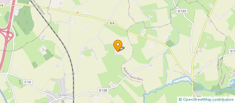 localisation de l'entreprise J-HOLD  TEILLE