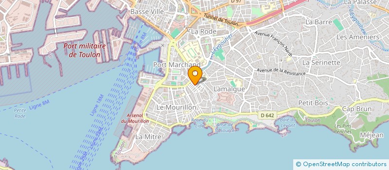 localisation de l'entreprise J I à TOULON
